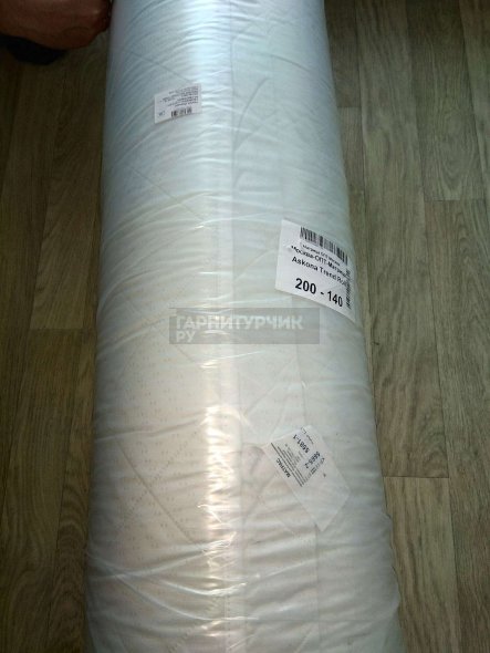 Roll Askona пенополиуретановый матрас, средняя, золотистый, 190х80 см