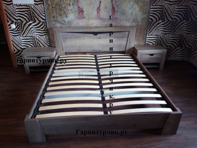 Кровать  160х200 каркас Соренто дуб стирлинг