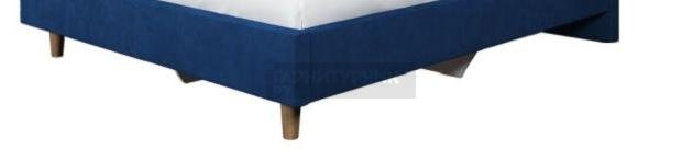 Кровать со стяжкой пуговицы Легато  красная велюр 180х200