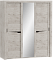 Шкаф-купе 3 дверный Соренто с раздвижными дверями