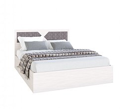 Кровать Николь  с 2-мя ящиками, ясень шимо светлый, 140х200