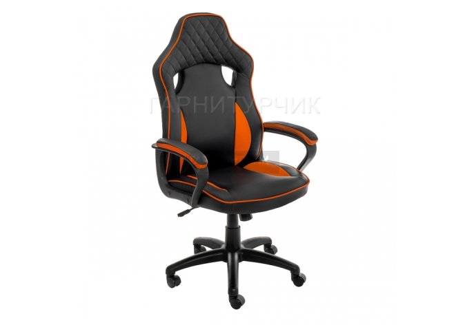 Компьютерное кресло "Anger" оранжевое/черное