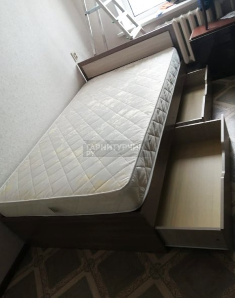 Кровать с ящиками Гармония 160х200