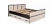 Кровать c матрасом Сакура и Roll Askona с ящиками 140х200, венге-лоредо