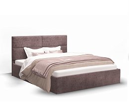 Кровать без основания Сити 160х200, серо-фиолетовый