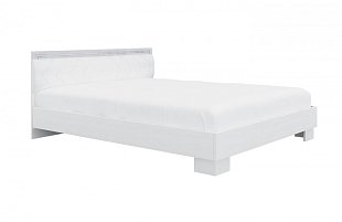 Кровать c матрасом Гертруда и Smart Askona 140х200, лен белый