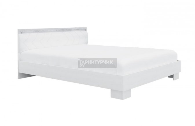 Кровать c матрасом Гертруда и Smart Askona 140х200, лен белый