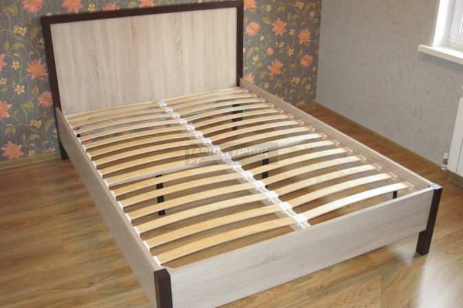 Кровать BAUHAUS 1 каркас кровати дуб сонома 180х200