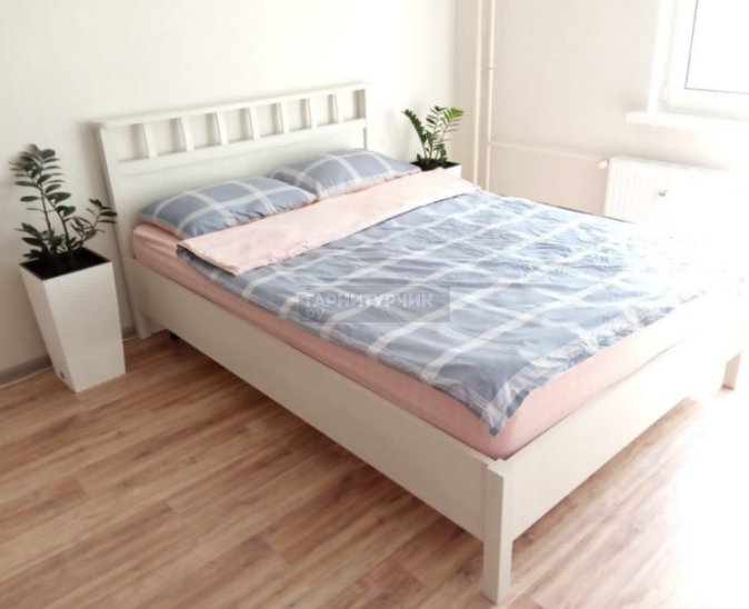 Кровать Sherlock люкс 48 каркас кровати, ясень анкор светлый, 140х200